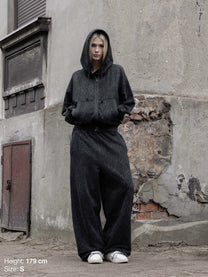 2010 SWEATPANTS - BLACK LEOPARD