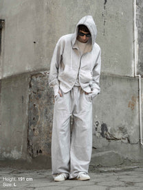 2010 SWEATPANTS - WHITE LEOPARD