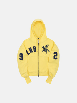 2010 ZIP HOODIE - YELLOW