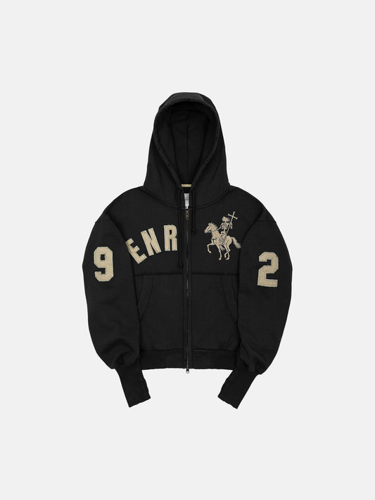 2010 ZIP HOODIE - BLACK