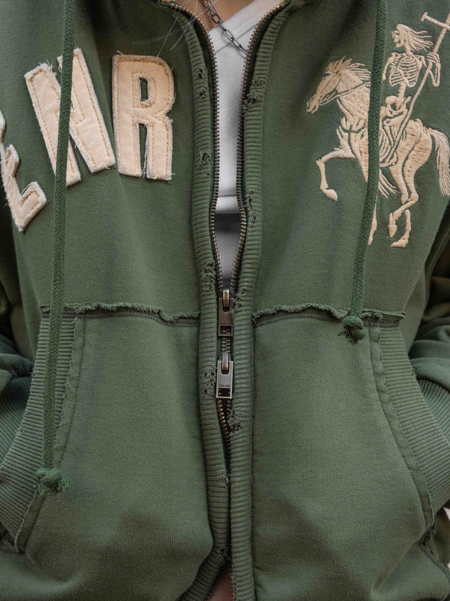 2010 ZIP HOODIE - GREEN