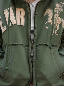 2010 ZIP HOODIE - GREEN