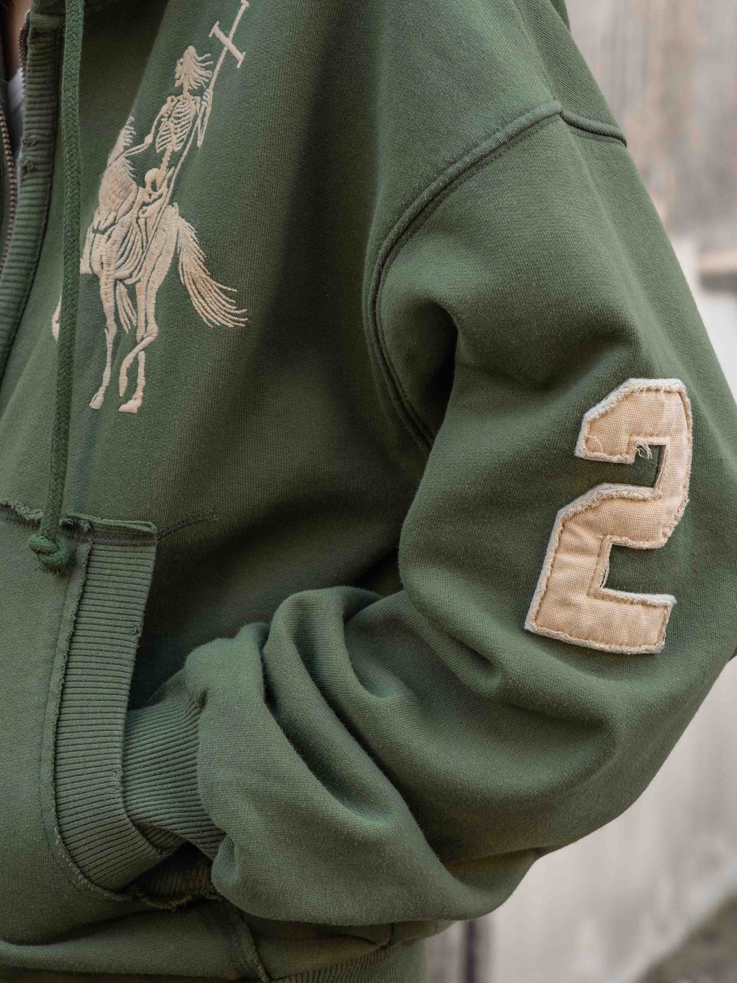 2010 ZIP HOODIE - GREEN