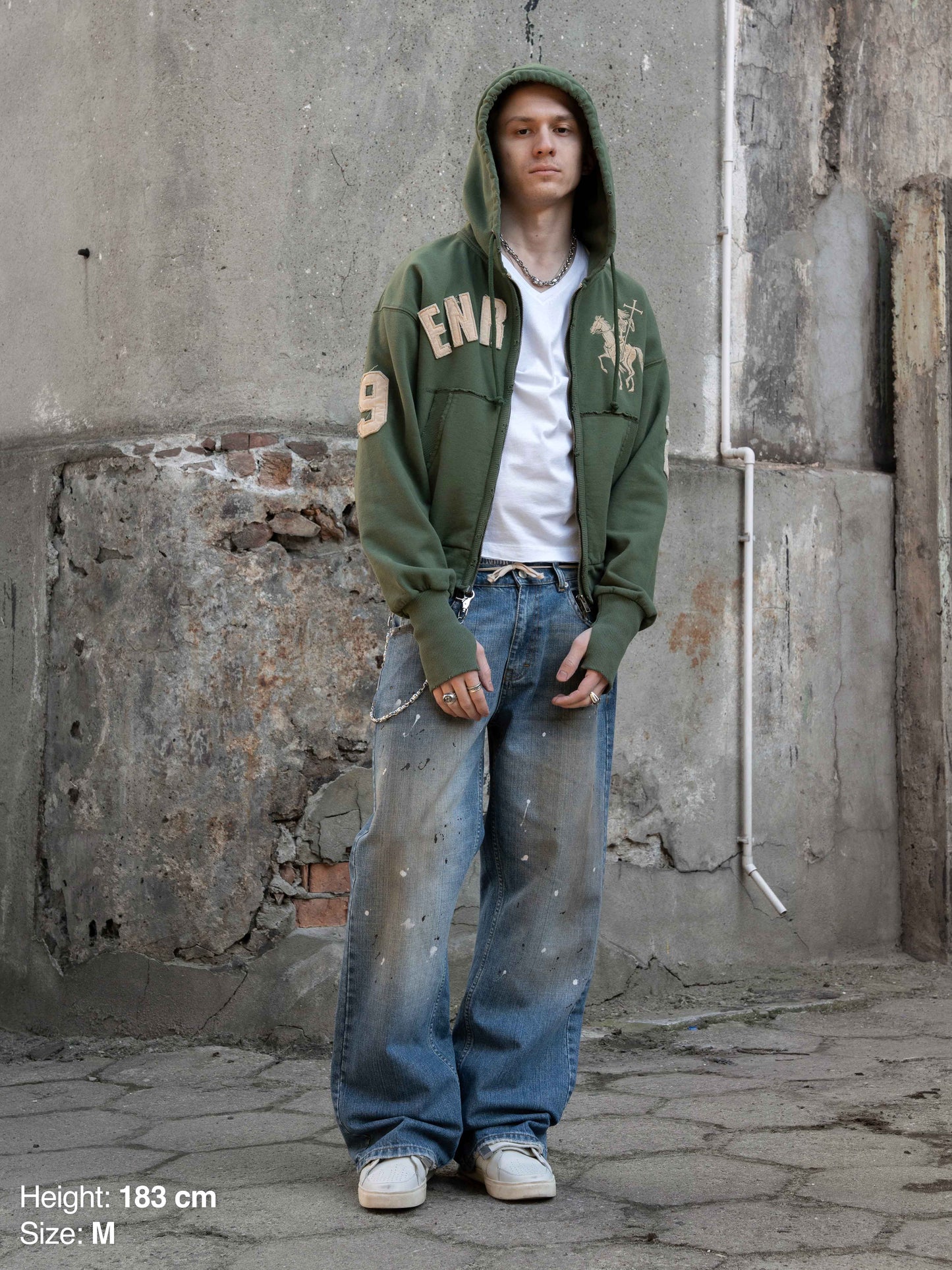 2010 ZIP HOODIE - GREEN