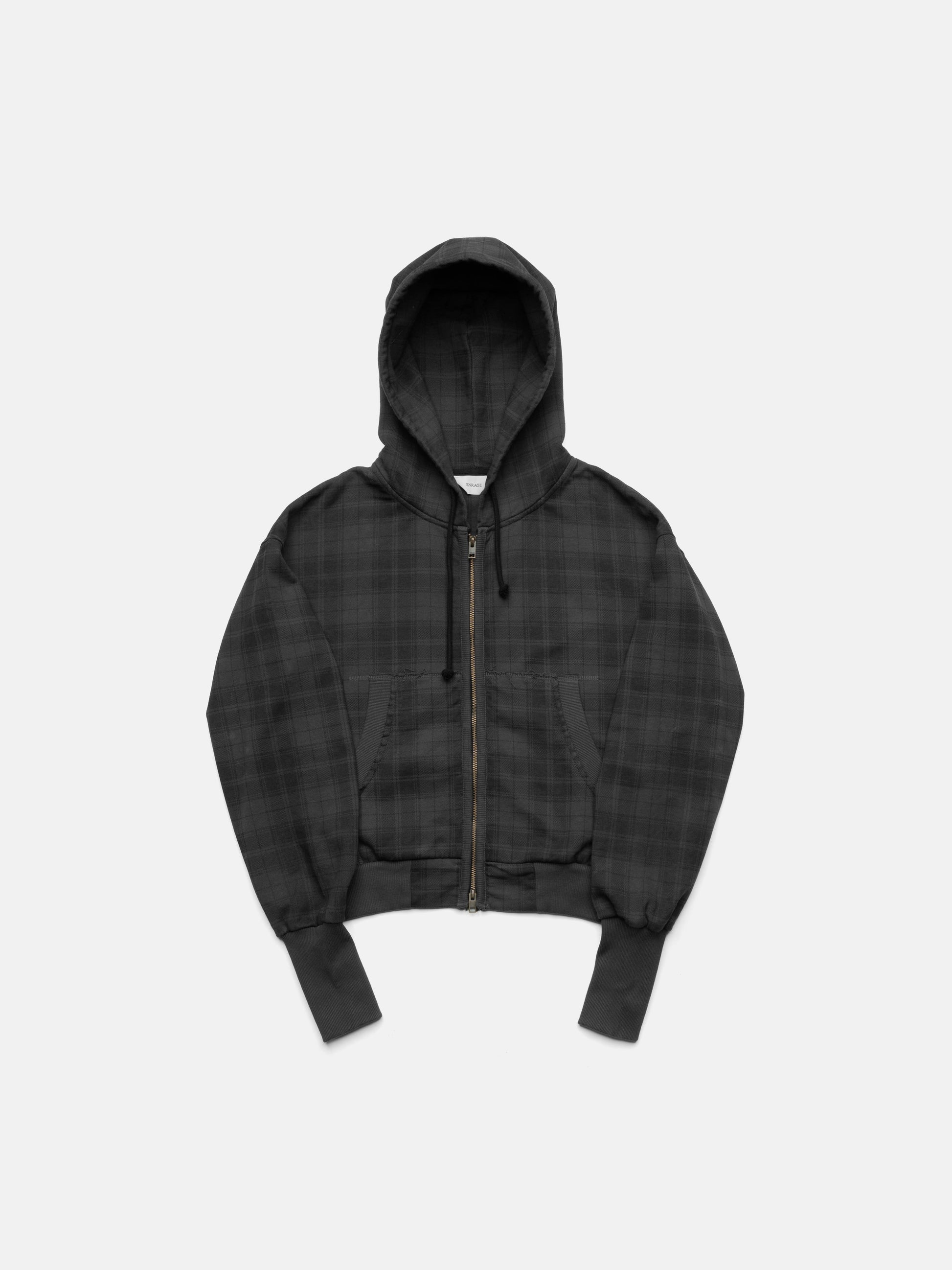 2010 ZIP HOODIE – SCHWARZ KARIERT