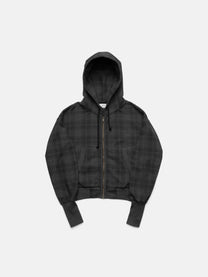 2010 ZIP HOODIE – SCHWARZ KARIERT