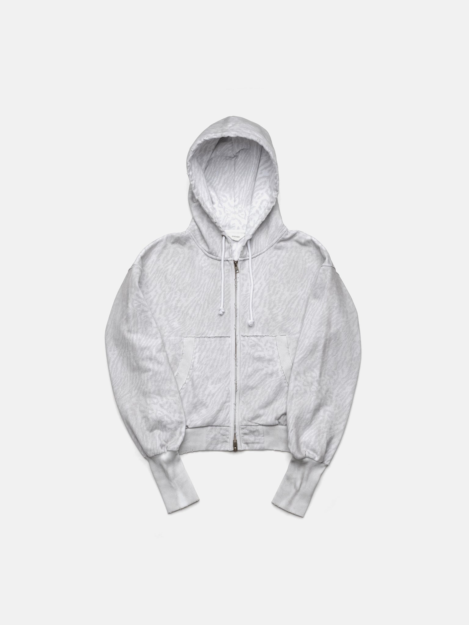 2010 ZIP HOODIE – WEISSER LEOPARD