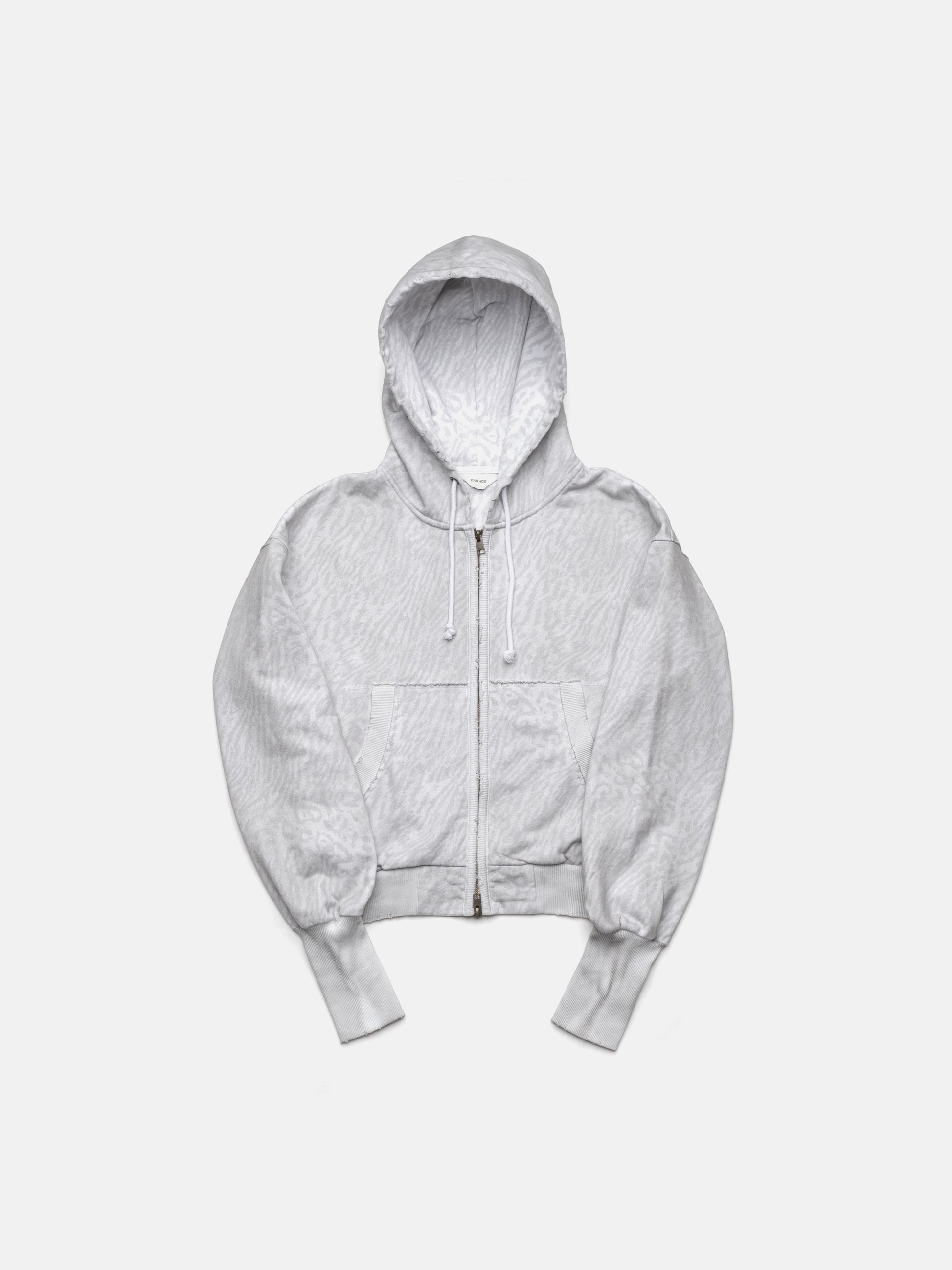 2010 ZIP HOODIE – WEISSER LEOPARD