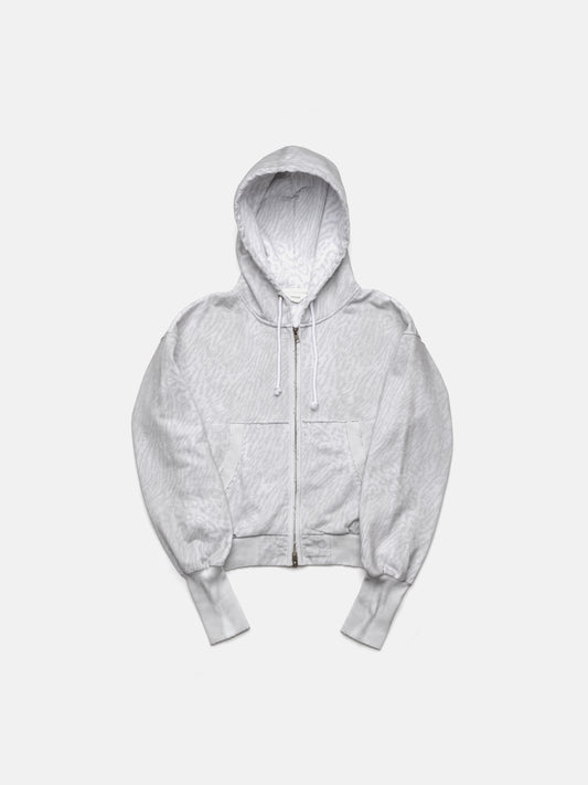 2010 ZIP HOODIE - WHITE LEOPARD