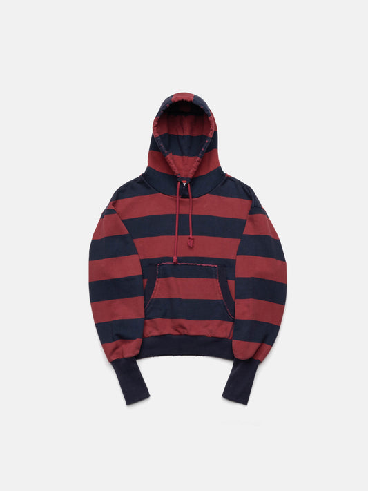 2010 HOODIE - BLUE/RED STRIPED