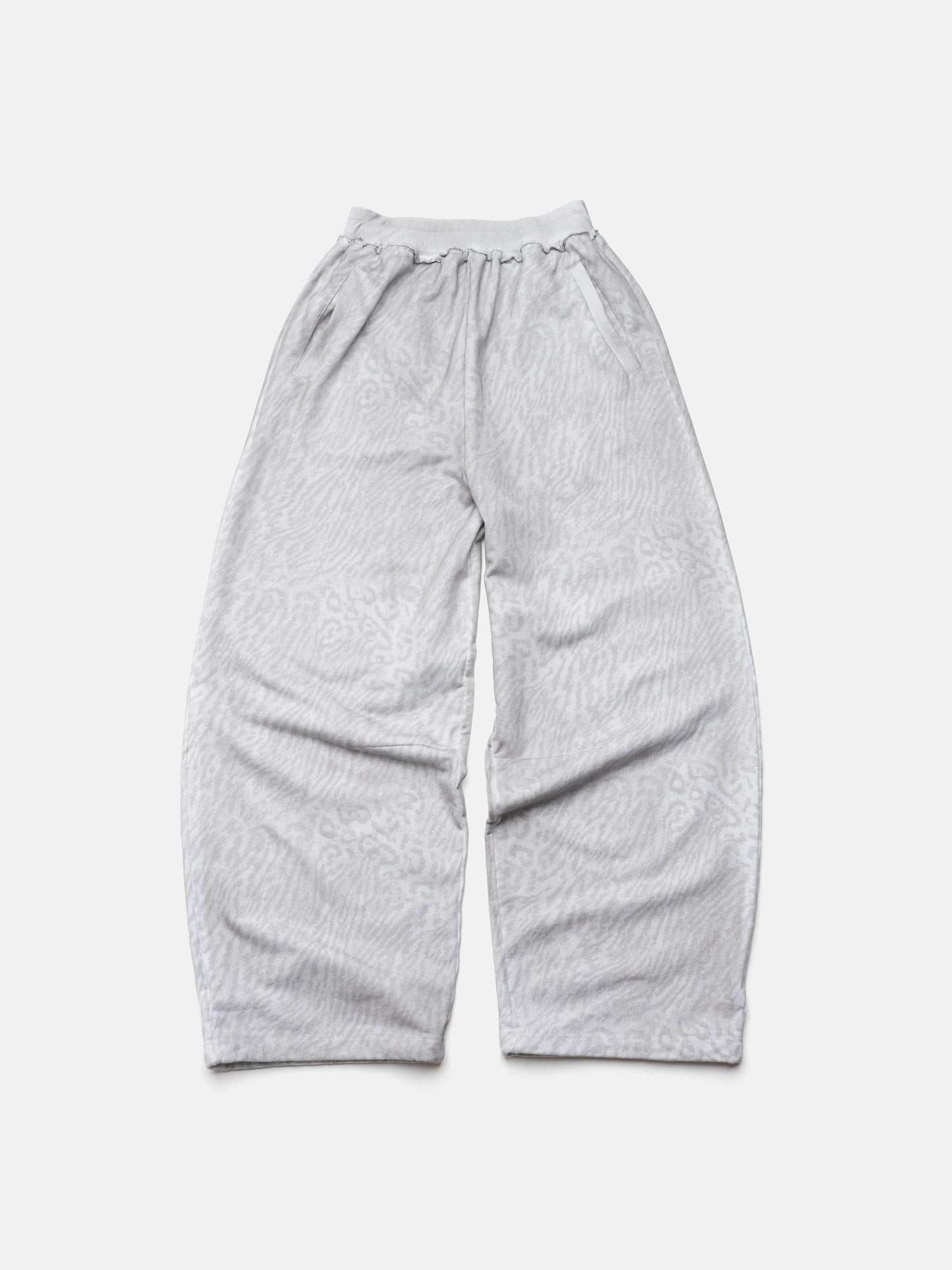 2010 SWEATPANTS - WHITE LEOPARD
