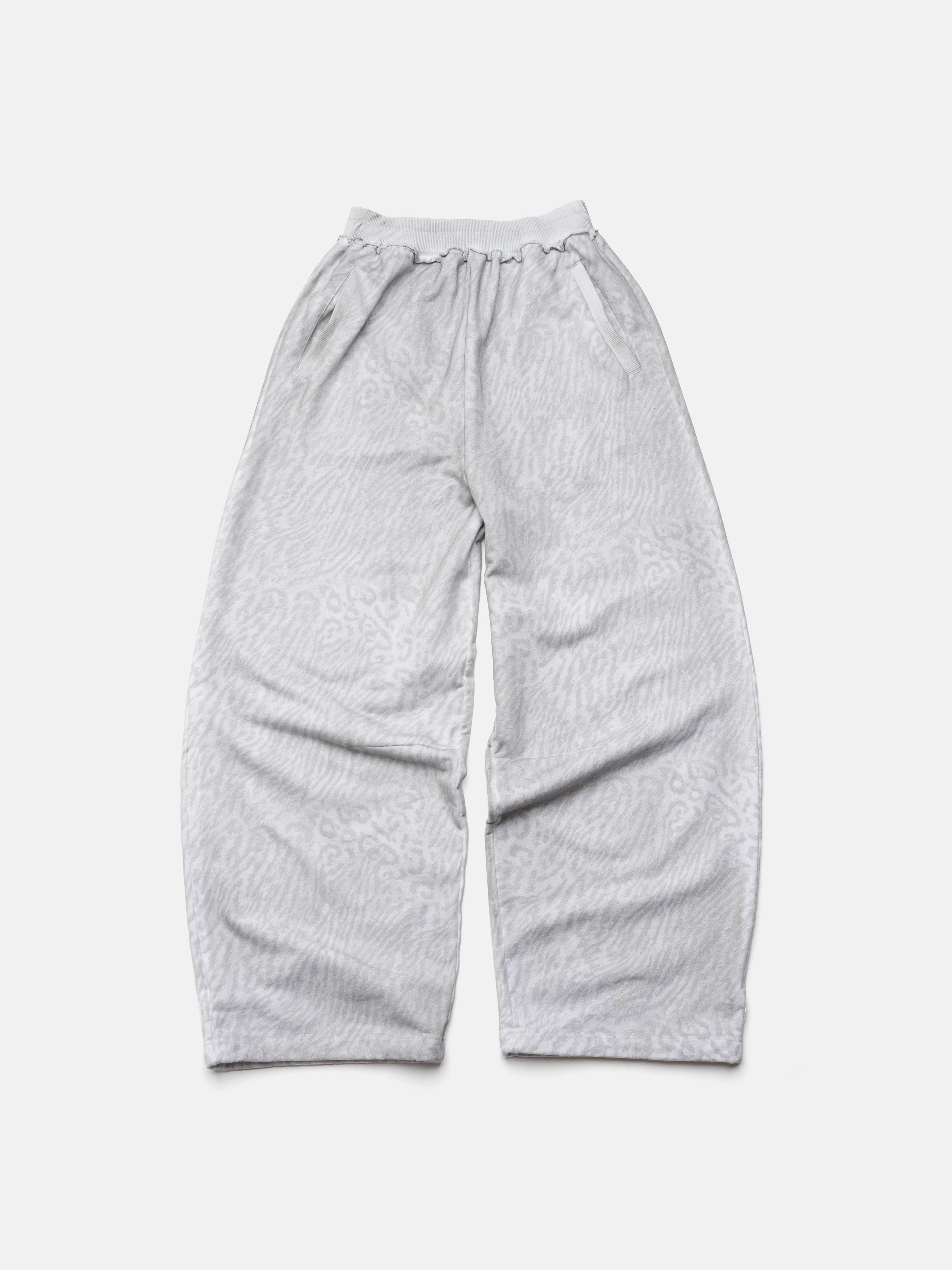 2010 SWEATPANTS - WHITE LEOPARD