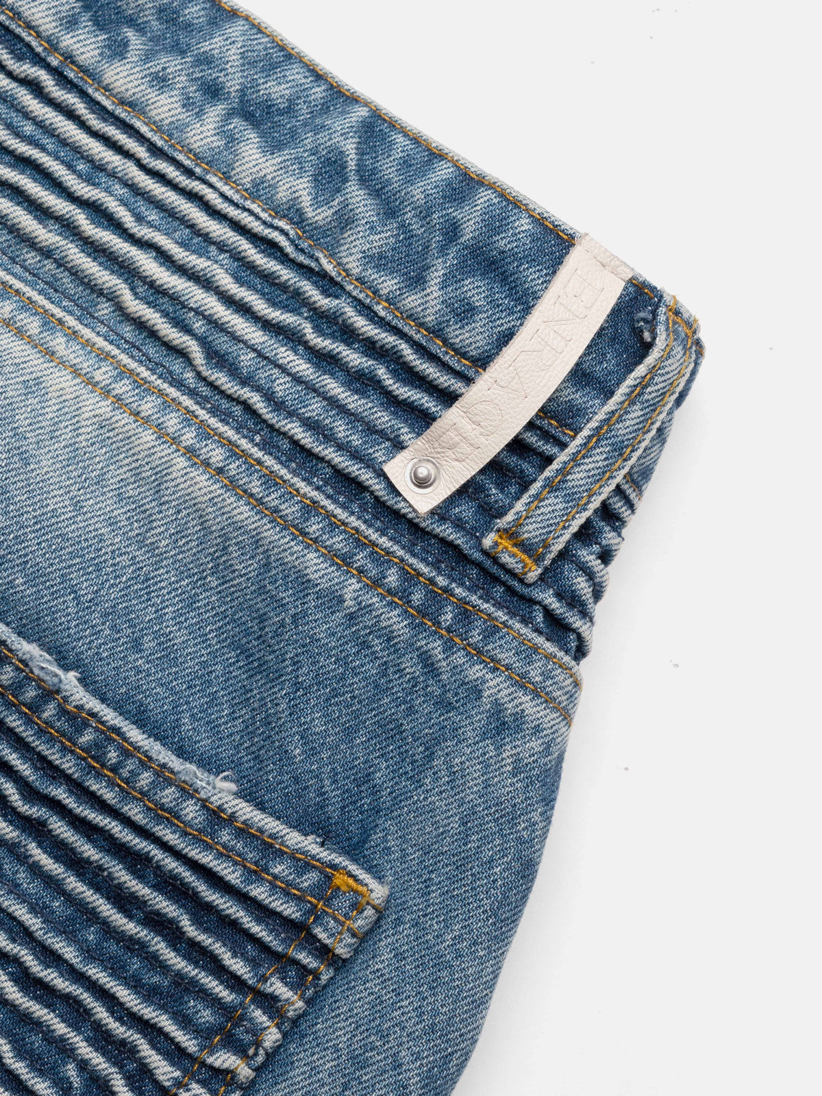 BIKER JEANS - BLUE