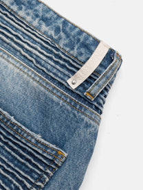 BIKER JEANS - BLUE