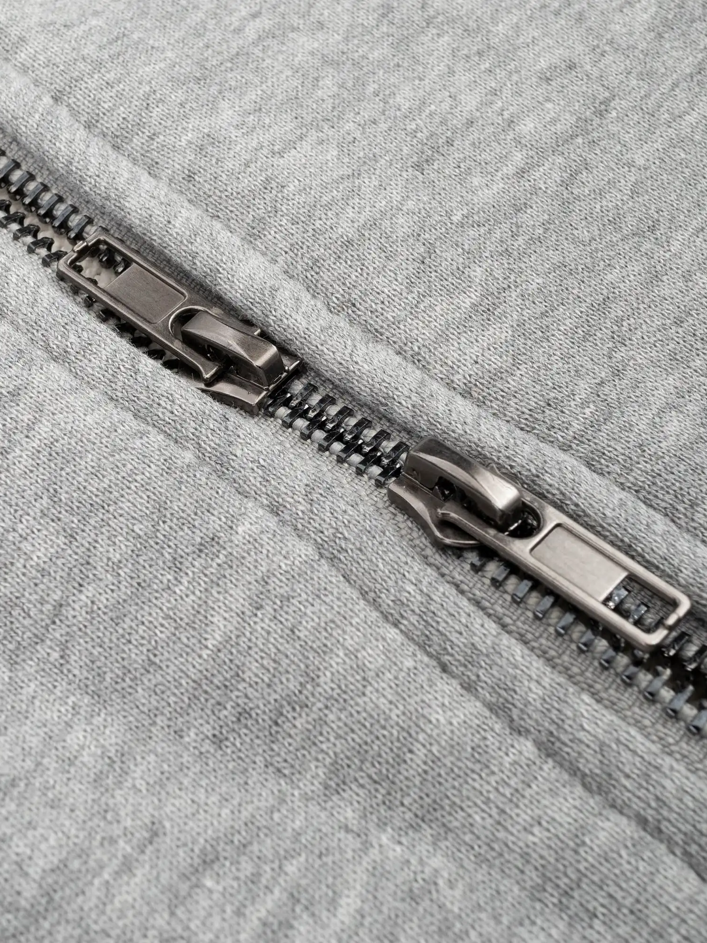 BLANC GREY ZIP HOODIE