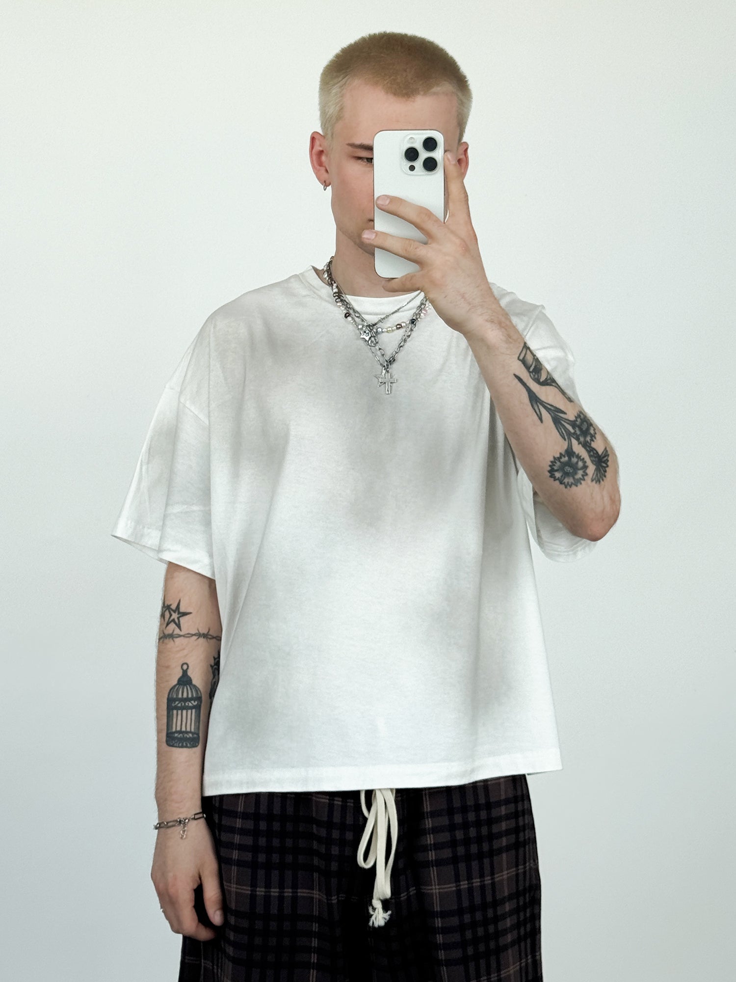 BAGGY TEE – SCHMUTZIGES WEISS