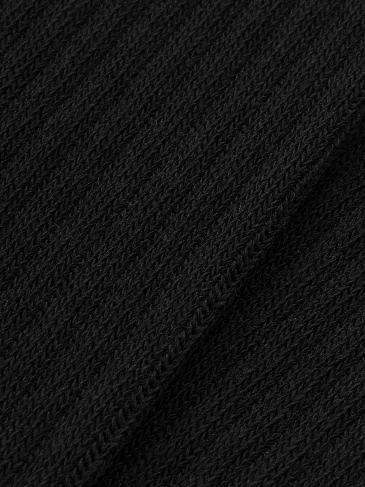 BLANC BLACK TALL RIBBED SOCKS