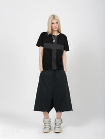 ROUND NECK TEE - BLACK TAPE
