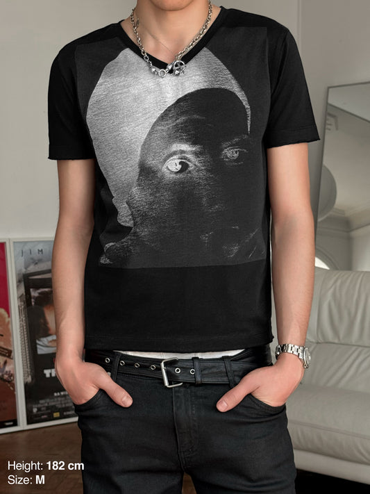 V-NECK TEE - DOROTHY BLACK