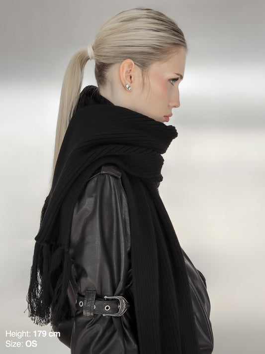 MEGA SCARF - BLACK