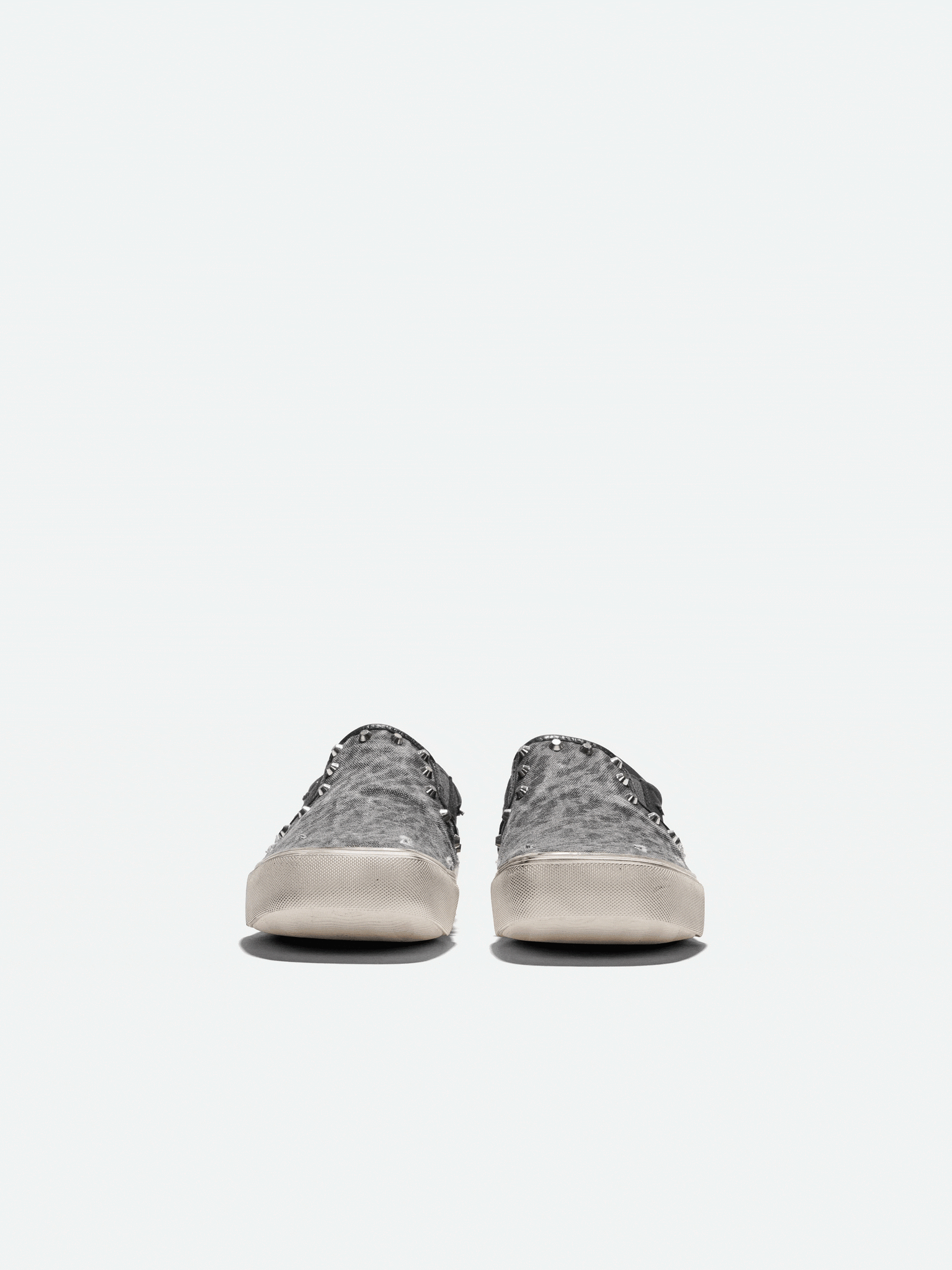 SLIP ON SNEAKER - BLACK LEOPARD