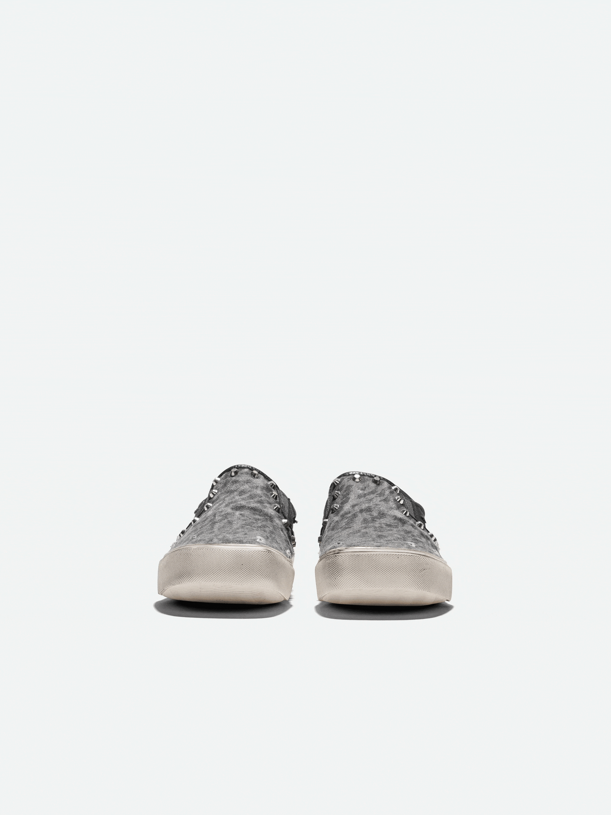 SLIP ON SNEAKER - BLACK LEOPARD