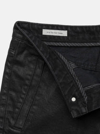 BOOTCUT JEANS - WAXED BLACK DENIM