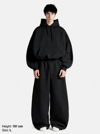 BUBBLE HOODIE - BLACK