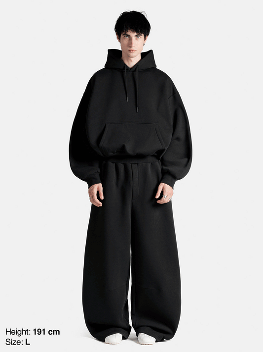 BUBBLE HOODIE - BLACK