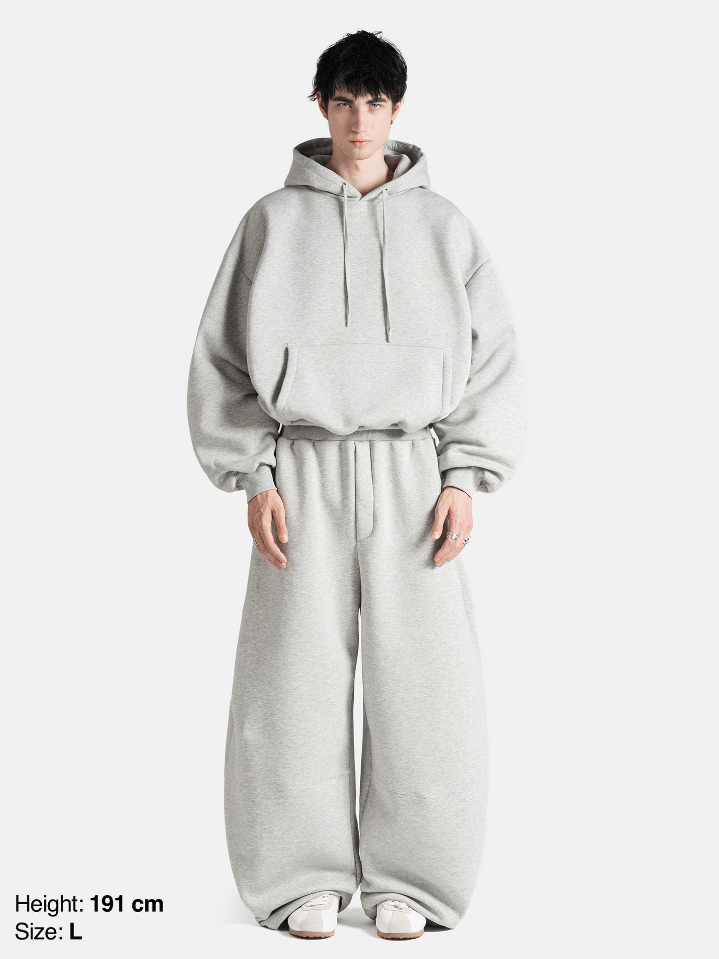 BUBBLE SWEATPANTS - GRAY