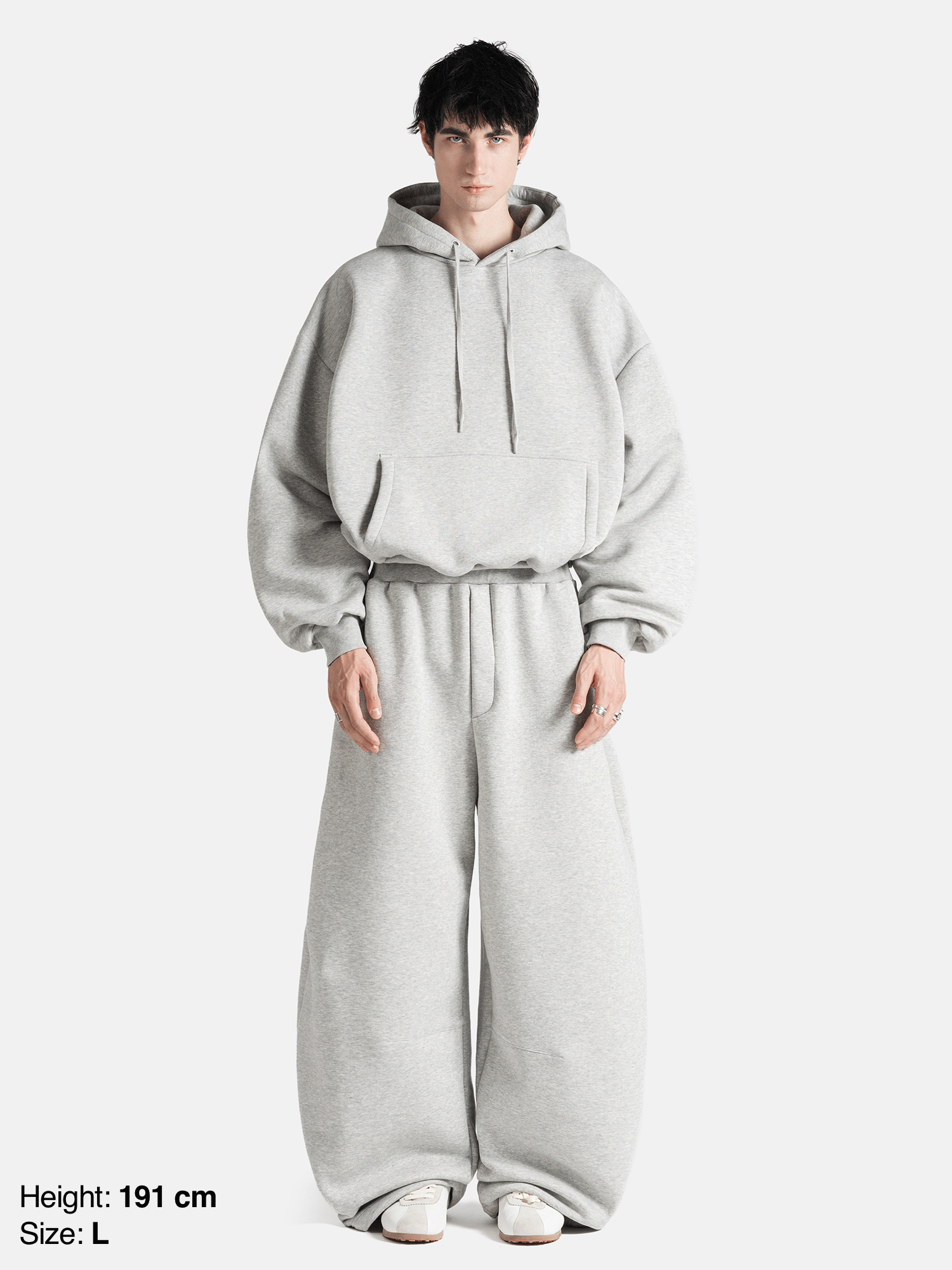 BUBBLE JOGGINGHOSE – GRAU