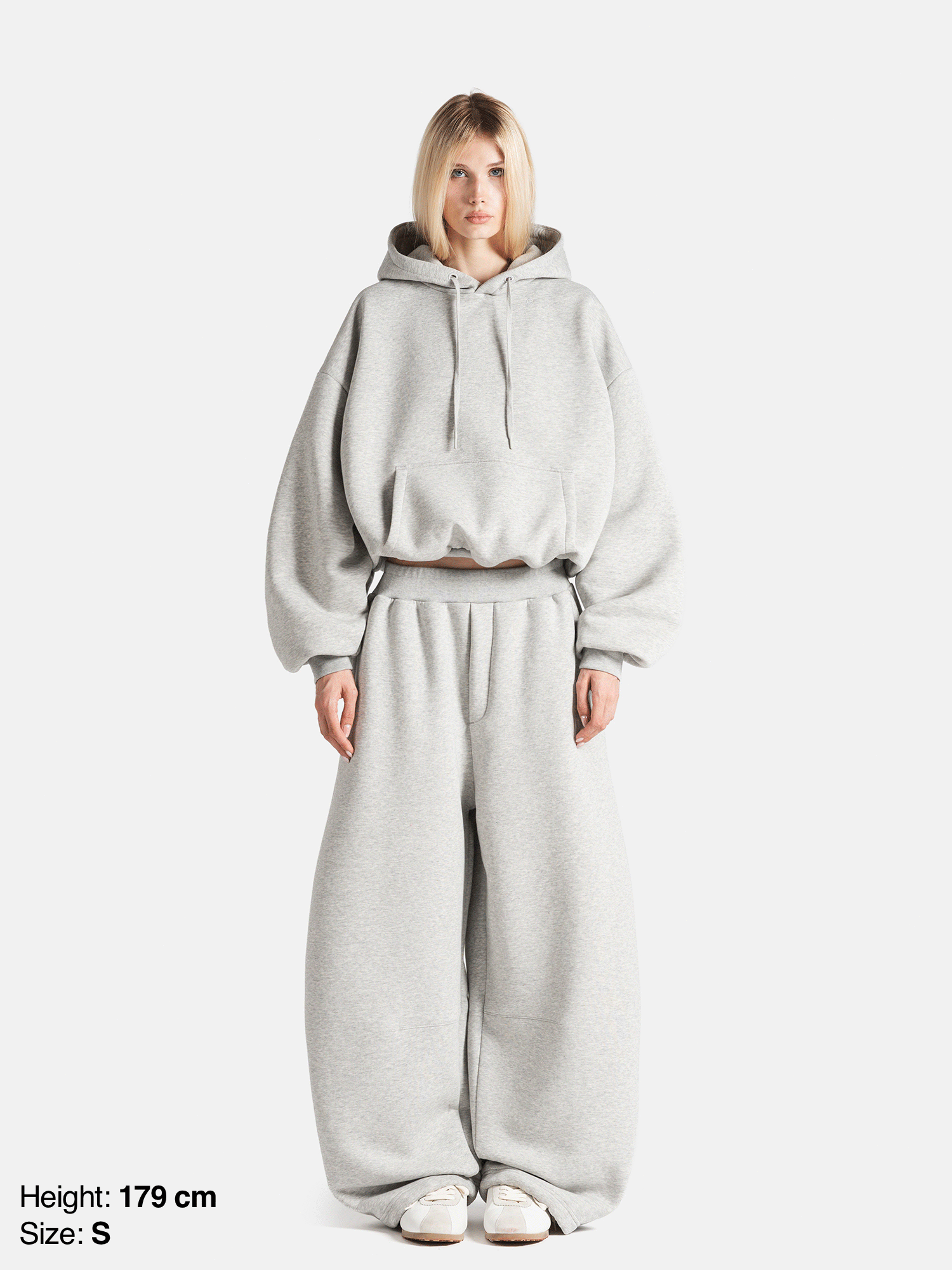 BUBBLE JOGGINGHOSE – GRAU
