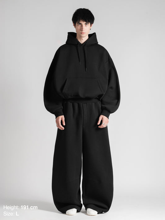 BUBBLE HOODIE - BLACK