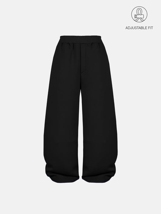 BUBBLE SWEATPANTS - BLACK