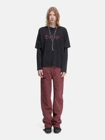 CASINO PANTS - BURGUNDY