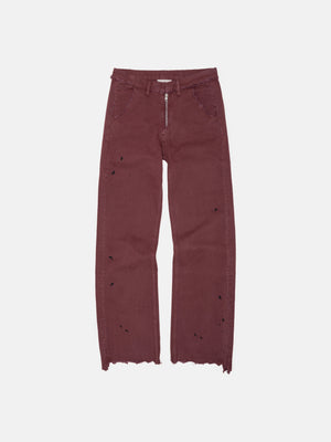 CASINO PANTS - BURGUNDY