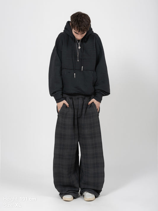 2010 SWEATPANTS - BLACK CHECKERED