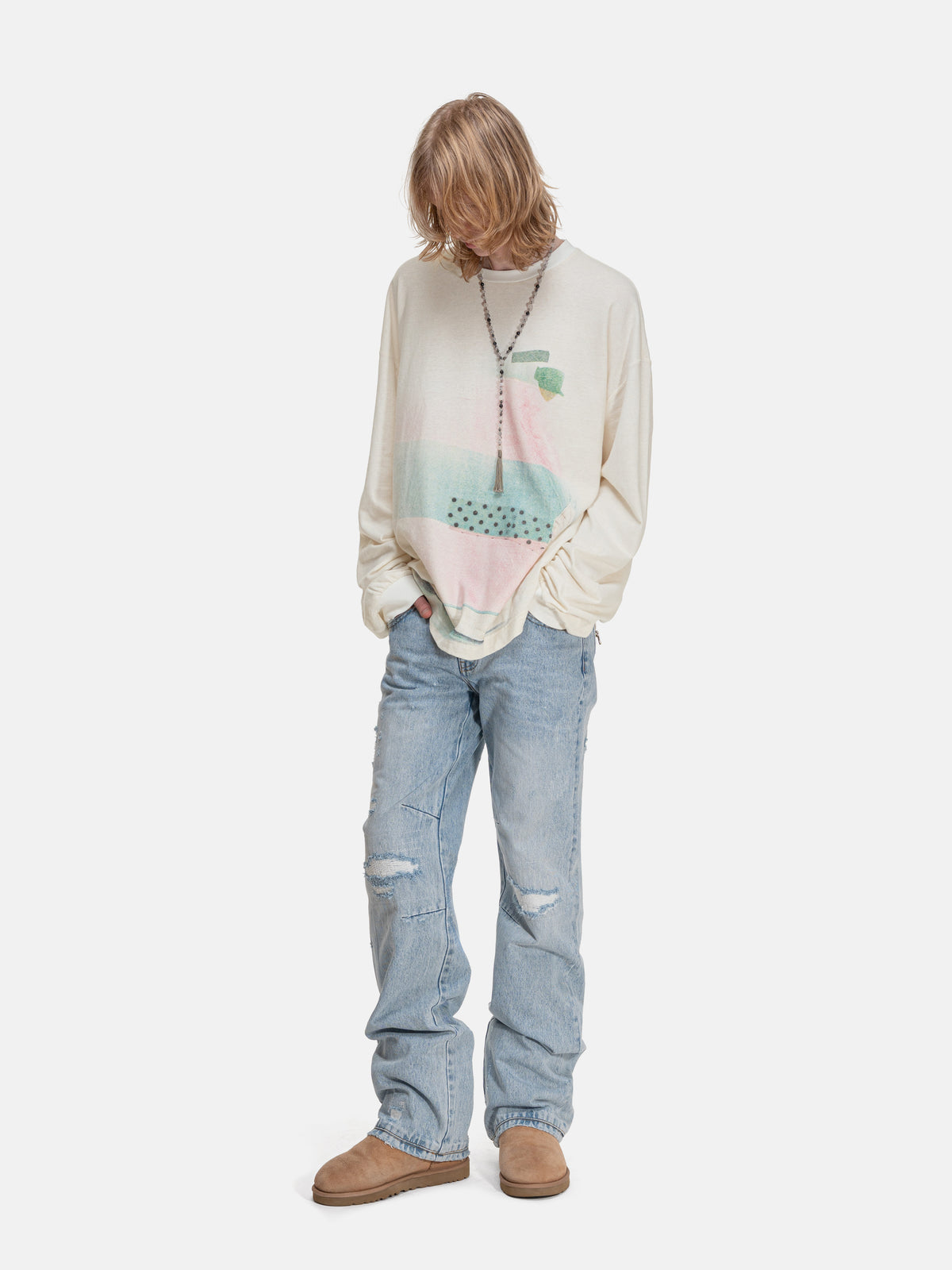 CUTE LONGSLEEVE - CREAM