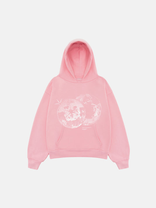 THE DISCO HOODIE - PINK