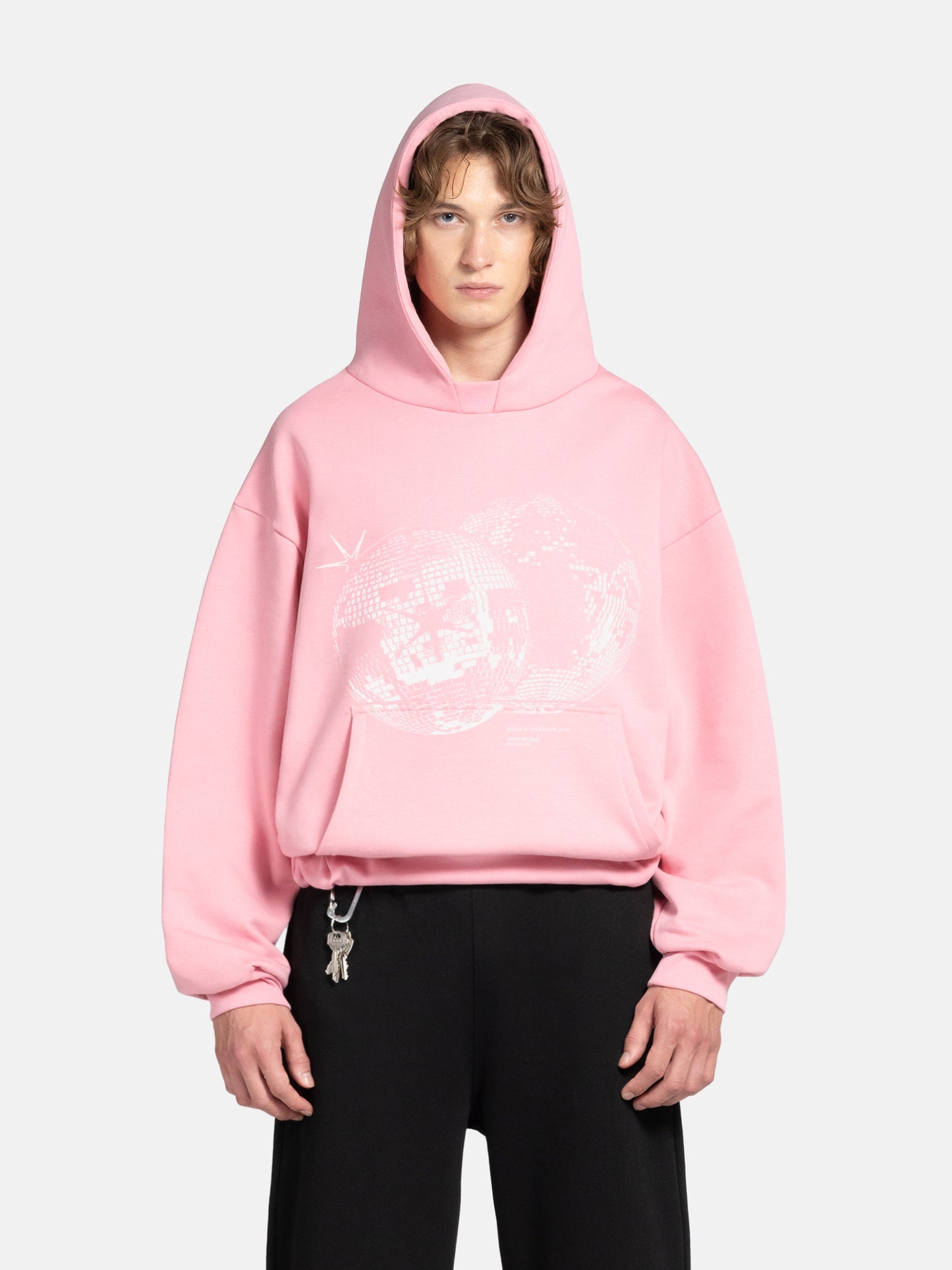 THE DISCO HOODIE - PINK