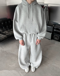 BUBBLE JOGGINGHOSE – GRAU