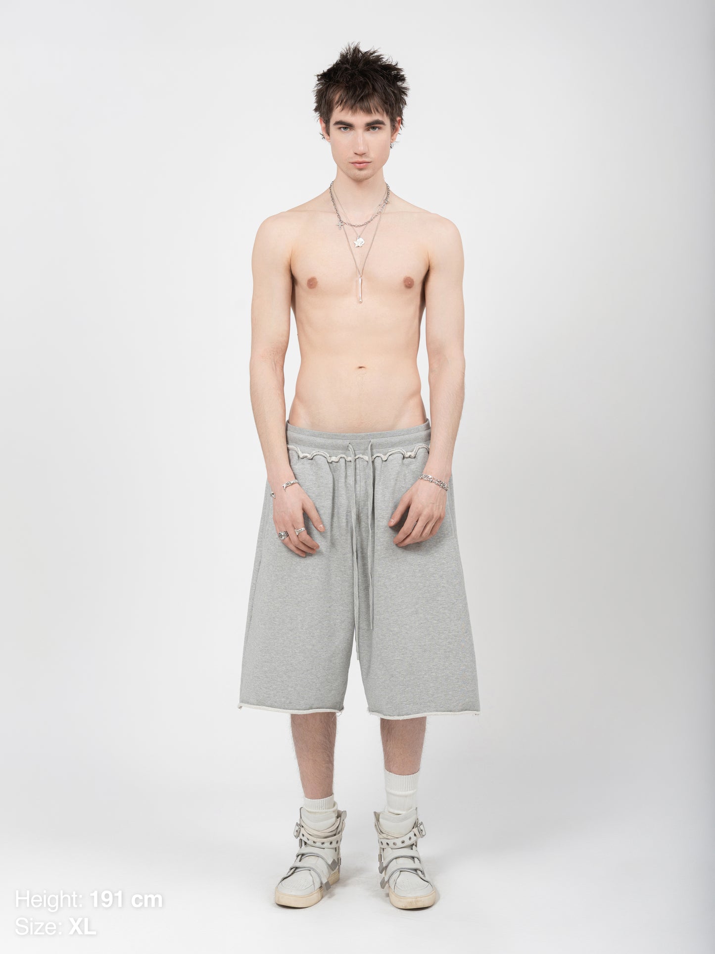 MAXI SHORTS - GRAY