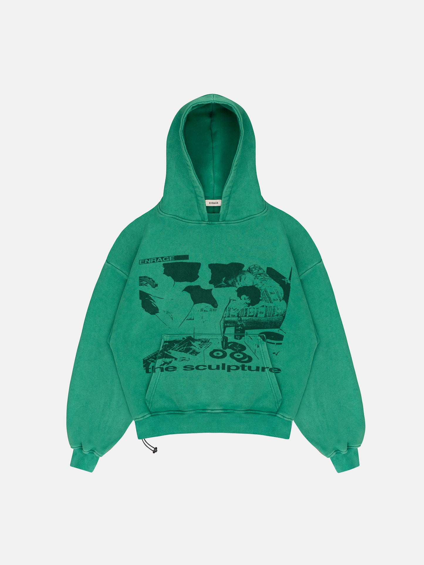 SCULPTURE EDITOR'S CUT WASHED GREEN HOODIE