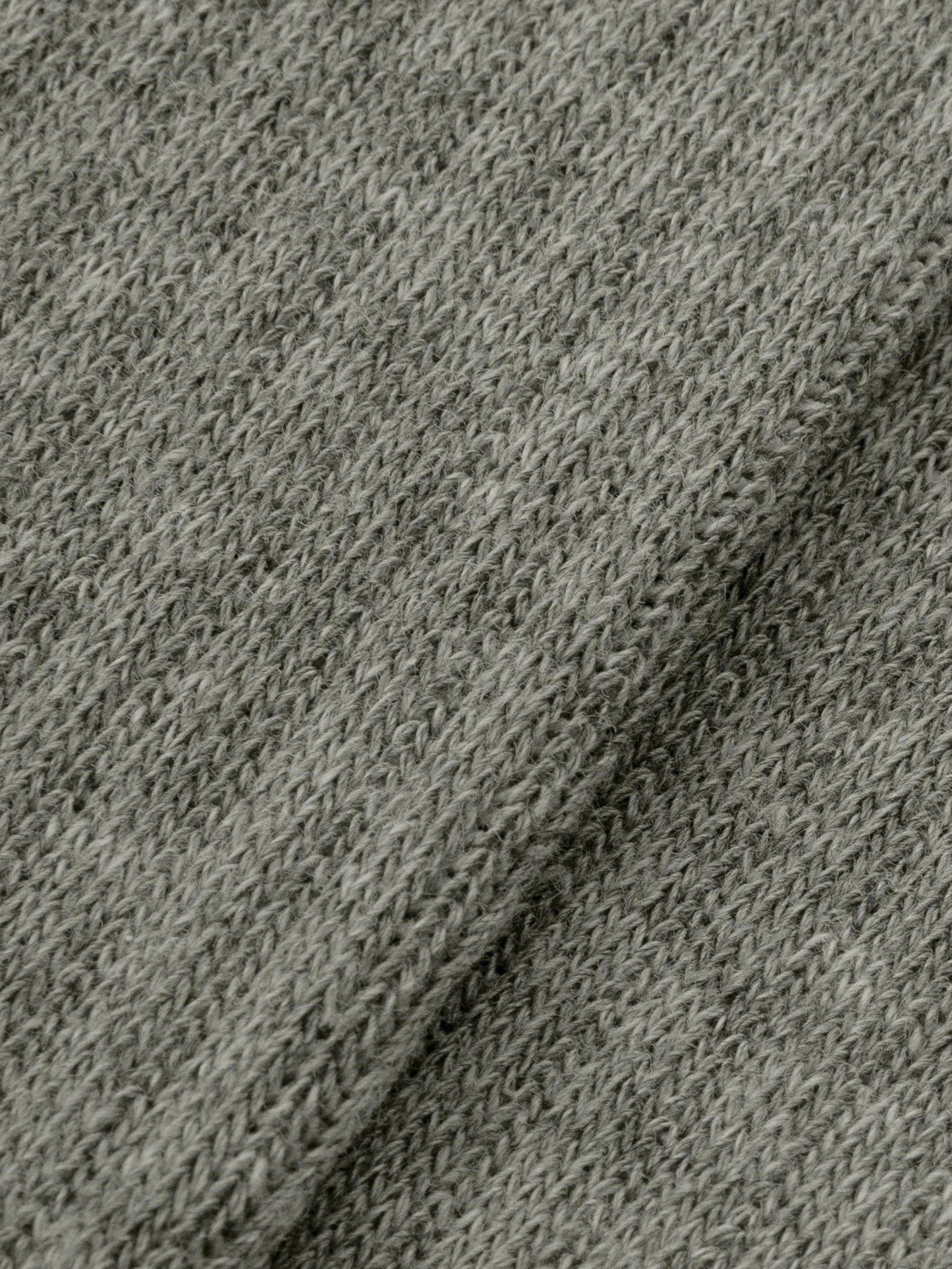 BLANC GREY TALL RIBBED SOCKS