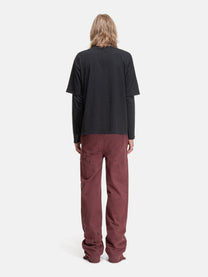 WORN SLUB TEE - BLACK