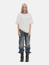 WORN SLUB TEE - WHITE