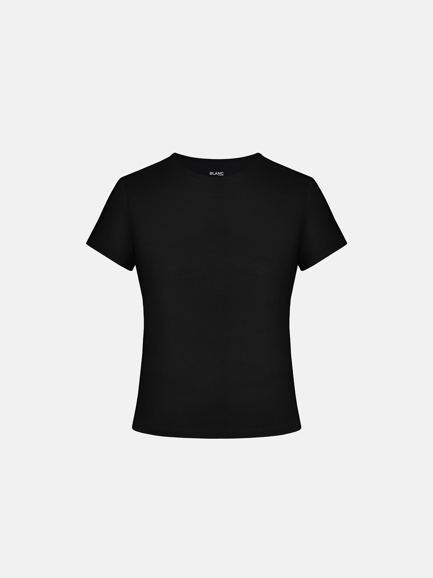 Tailliertes T-Shirt für Herren – Schwarz