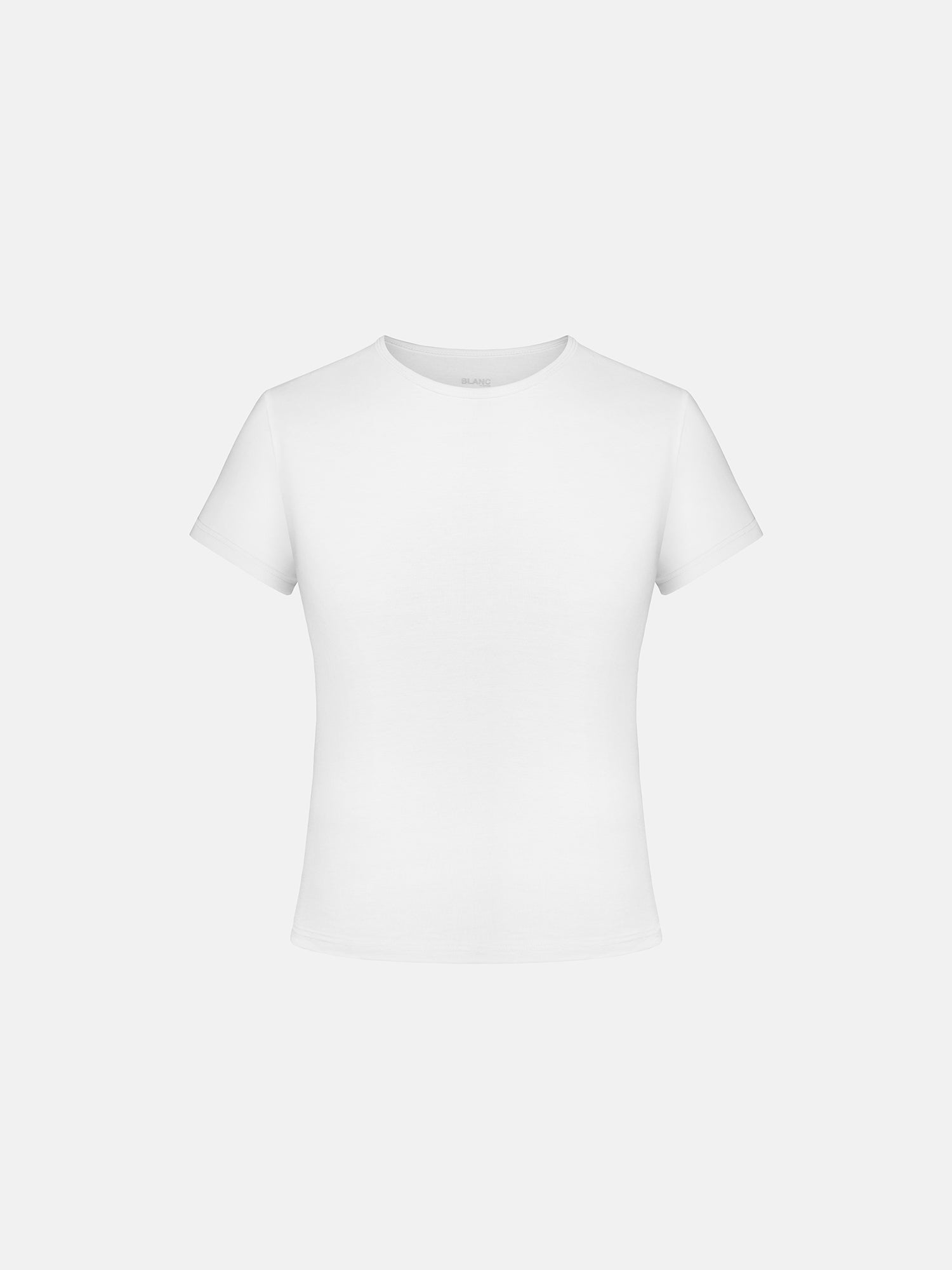 Tailliertes T-Shirt für Herren – Weiß