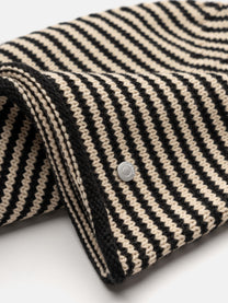 NOMAD BEANIE - BLACK STRIPED