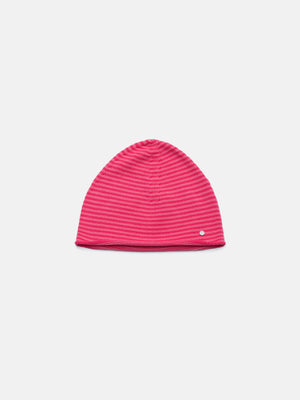 NOMAD BEANIE - PINK STRIPED